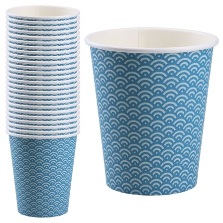 Pappersmuggar Vågor 23 cl 25-pack