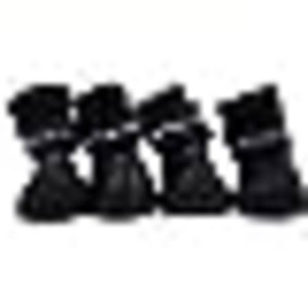 Vattentät hundsko i silikon - halkfri regnskydd hundstrumpa