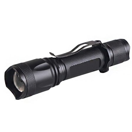 Bærbar Mini LED Lommelygte med Klips USB Genopladelig Super Lys Flere Tilstande