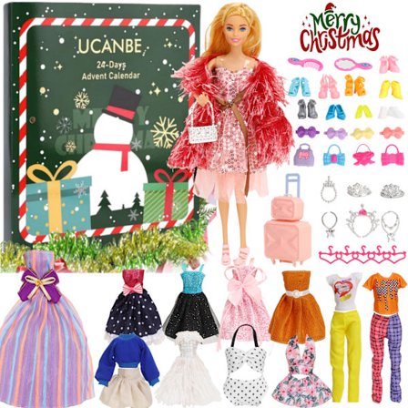 2025 Jente Julekalender - Enhjørninggaver, Beste gaver til jenter Julekalender 24 dager med overraskelser, Beste gaver til døtre