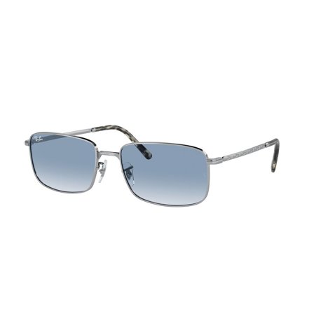 Ray-Ban -Aurinkolasit - Silver Rectangular - Ray-Ban RB3717 003/3F 5718