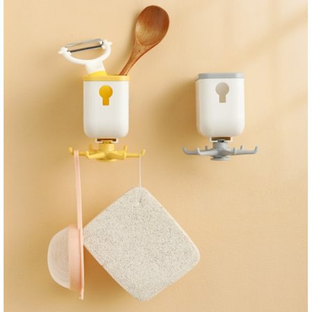 2 stk oppbevaringsstativ svingbar veggmontert bestikkstativ tørkestativ