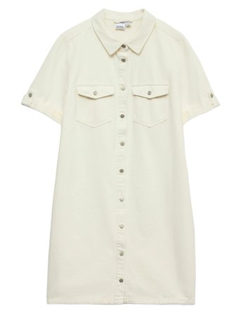 Vero Moda | Vmjennie Ss Short Denim Dress Ga Noos | XS