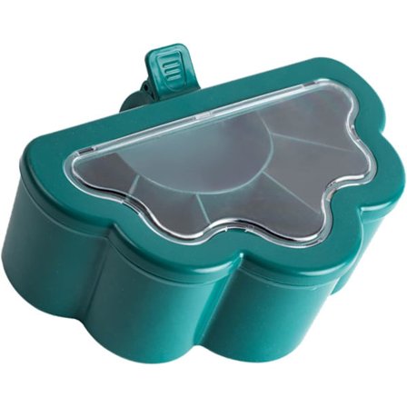 20*12*8cm Krydderiboks Klar Beholder Med Låg Klar Plast Opbevaringsbeholdere Akryl Opbevaringsboks Krydderi Beholdere Køkkenkrukker Pot