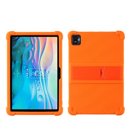 Silikonfodral med Ställ för TCL Tab 10S 10.1, Slitstarkt Skyddsfodral