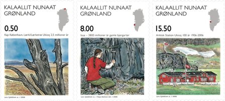 Grønland - Videnskab II - Postfrisk sæt 3v