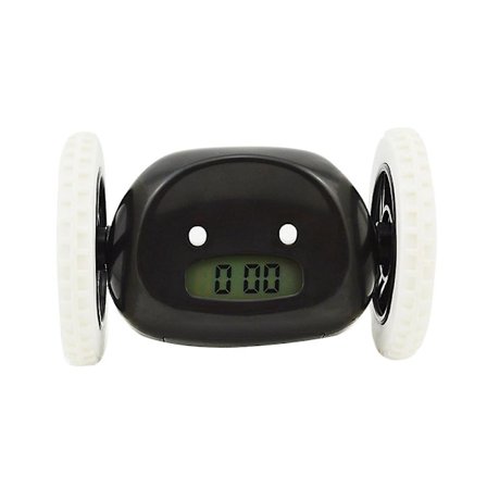 Ur på hjul med ekstra kraftig baggrundsbelysning til tunge sovende