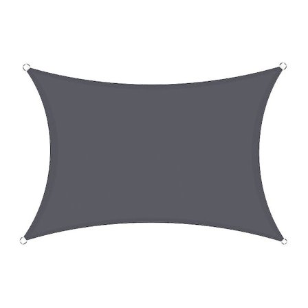 Utendørs Solskjerm Seil Rektangel Blokkerende Baldakin for Terrasse Bakgård Plen Hage Utendørsaktiviteter