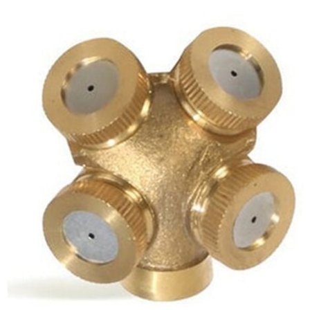 Hål Professionell Dimsprutmunstycke Mässingsspraydimmare Munstycken Trädgårdssprinklers VattenSlangkoppling Koppling för Trädgård