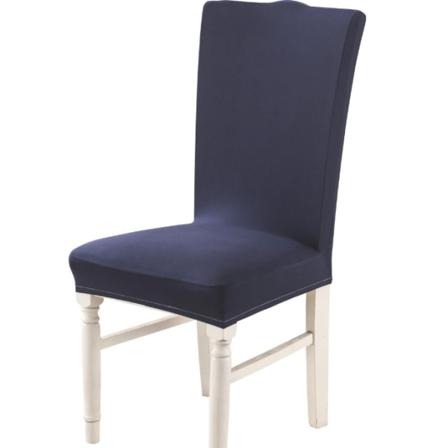 4 St Stolöverdrag Avtagbara Tvättbara Dark Blue