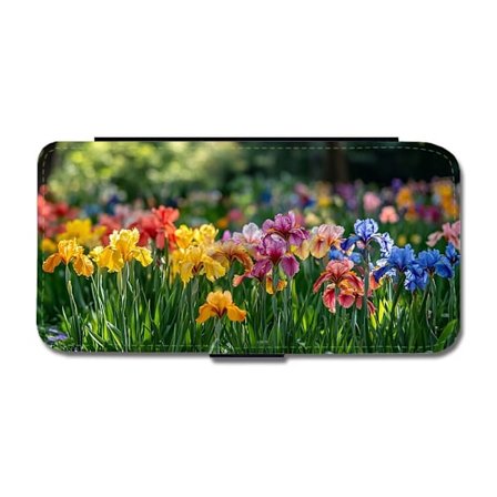 Blommor Iris Samsung Galaxy A55 Flip Mobilfodral