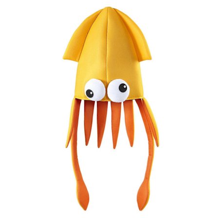 Färgglad Sammet Bläckfisk Hatt Dans Föreställning Rekvisita Under Havet Grattis på Födelsedagen Bläckfisk Hattar-Excellence