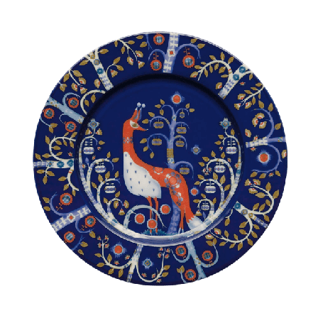 Iittala Tallrik Taika, Ø22 cm Skålar Blå ONESIZE