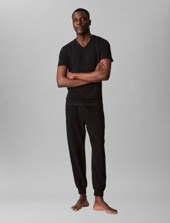 Calvin Klein S/S V Neck 3Pk - Black - S