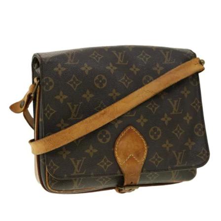 Louis Vuitton Vintage, Pre-owned Bag Bruin, Dames, Maat:ONE Size,leer