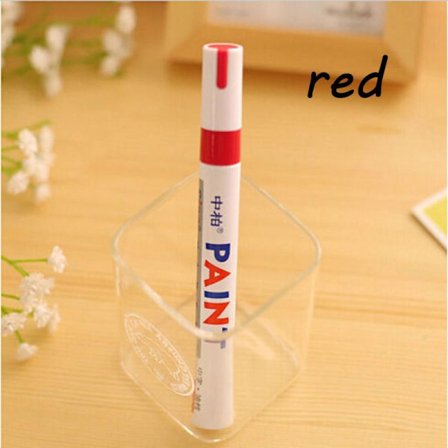 Maalikynä Waterproof Permanent RED - spot-myynti