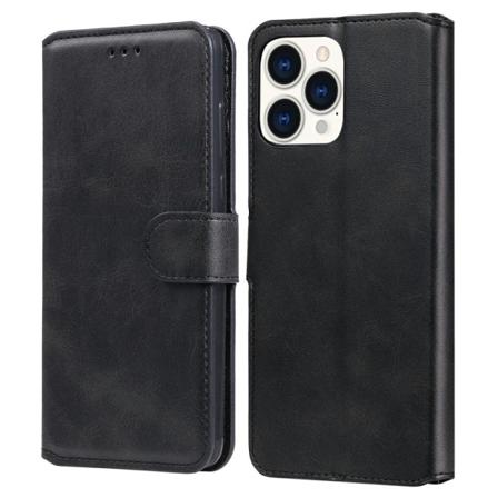 Iphone 13 Pro Max Klassiskt Plånboksfodral - Svart Svart