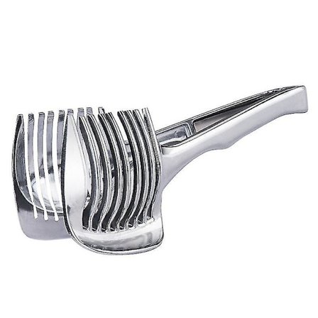 Citron Slicer Tomatslicer Ægslicer Frugt Skære Værktøj (1 stk, Sølvgrå)