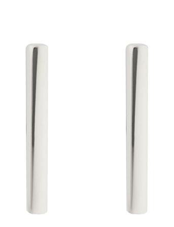 Strict Plain Bar Earrings Silver Øredobber Smykker Sølv Syster P