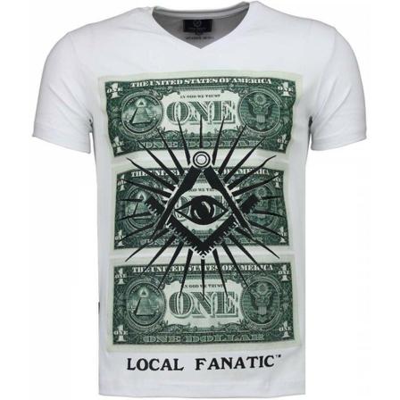 Local Fanatic - T-shirts - Vit - Herr - Storlek: M, Herr, Storlek: M