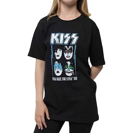 Kiss Barn/Barn Made For Lovin ́ You Bomull T-shirt 13-14 År