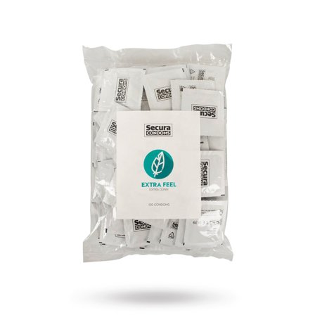 Extra Feel 100-pack kondomer - Vuxen.se - Extra tunna invisible kondomer, ultra thin kondom