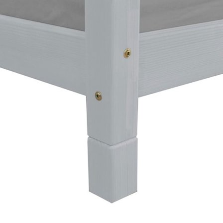 4 sängyn jalkaa 10 cm FOOT vaaleanharmaa