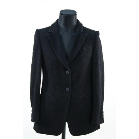 Armani Pre-owned Pre-ownedUldovertj Sort, Dame Vintage Jakker