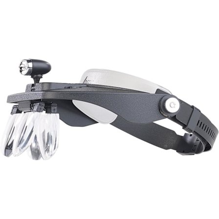 Huvudförstoringsglas med lampa