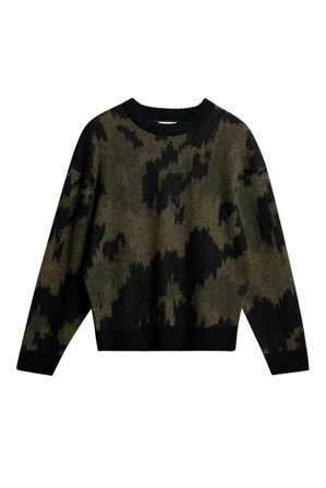 J.Lindeberg - Nate Graphic Jacquard Knit - Grün - Mann - S