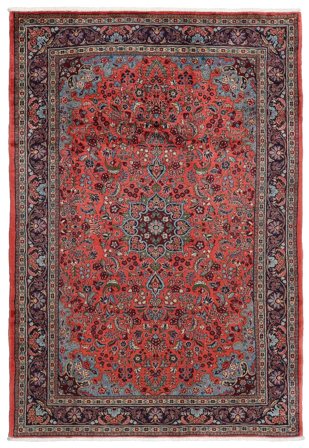 Medallion Sarouk Rug 205X300 Wool