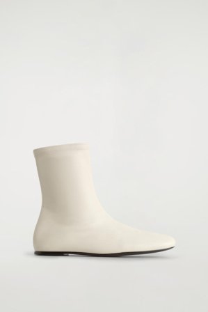 COS Women's Leather Sock Boots in Blue