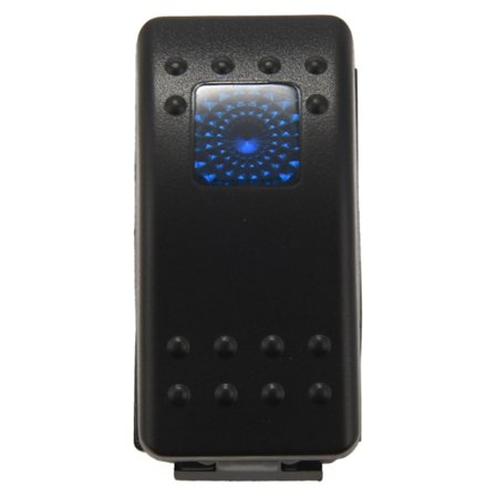 12V 20 Amp Vanntett Blå LED På/Av Båt Marin SPST 3P Vippebryter med Lys