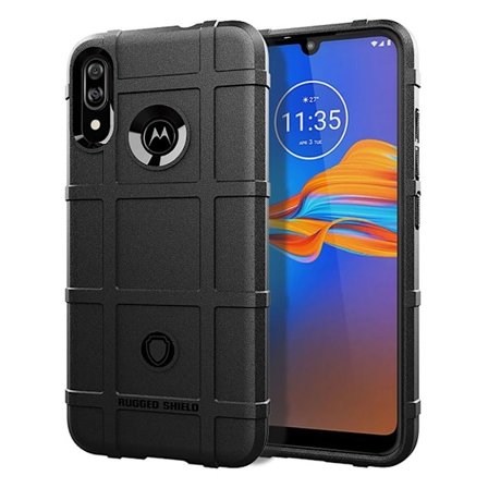 Rugged Shield Motorola Moto E6 Plus cover - Sort