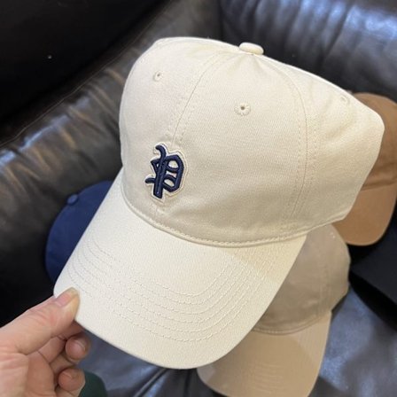 Softtop letter baseball cap All-matching duck Cap Outdoor Shade (beige)