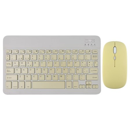 Trådlöst tangentbord och mus för iPad Air 5, 4 Pro, 11, Bluetooth, spanska, engelska, Android, iOS, Windows, telefon, surfplatta