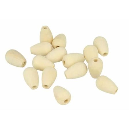 Puut helmet - ARTEMIO - Puuhelmi pisara 17,7x12mm - Ruskea - Personoidut korut - Luova koristelu