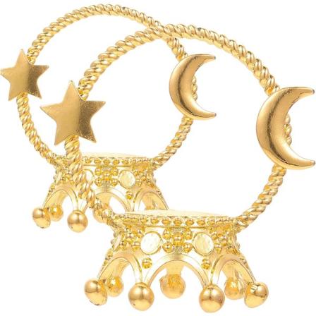 Galaxy 2st Kristalkuglestativ Form Display Stativ Base Kristaller Kula Orb Ægbas Dekorativ (guld) Guld