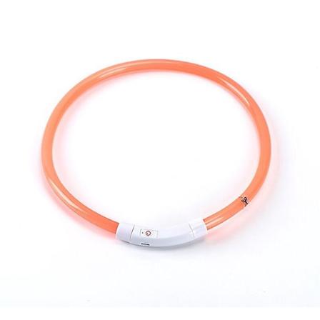 USB-ladattava LED-turvakaulakoru pienille ja keskikokoisille koirille ja kissoille