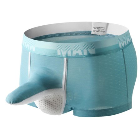 Fianao Longjiang Herre Boxers Tynn U Konveks Sexy Komfortabel Elefantnese Herre Undertøy for Soverom