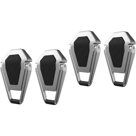 4 stk Datamaskin Metall Kjøleplate Feste Laptop Datamaskin Liten Støttestativ Laptop Holder Sammenleggbart Laptop Kjølestativ Datamaskin Stativ 