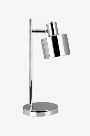 Dyberg Larsen - Ocean mini LED pöytävalaisin - Kromia - Pöytävalaisimet - - Homeroom