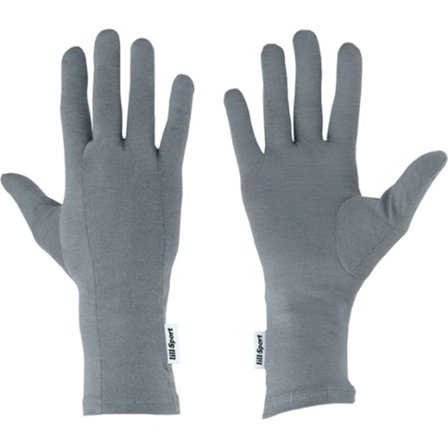 Lillsport Wool Liner Unisex workout gloves Grey 6