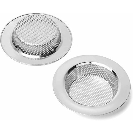 Køkkenvask Si, Rustfrit Stål Vask Si, Køkkenvask Gitter, Tykkere, Ydre Diameter 112mm / 4.4inch (Stor Størrelse)