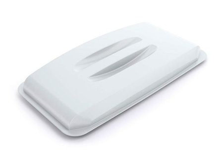 Durable Lock Durabin 60l vit - Lyreco - Städ och hygien - Avfallshantering och källsortering - Sortering och återvinning