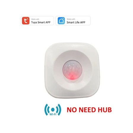 Tuya WIFI PIR Rörelsesensor Rörelsedetektor Sensor Smart Life APP Trådlöst Hem Säkerhetssystem med Alexa Scenuppsättning