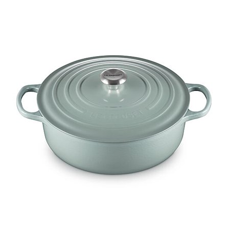 LE CREUSET Signature støpejern risottogryte 30cm Sea Salt
