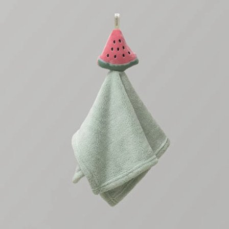 (Lysegrøn) Hurtigtørrende Absorberende Hængende Fleece til Vaskeklud A