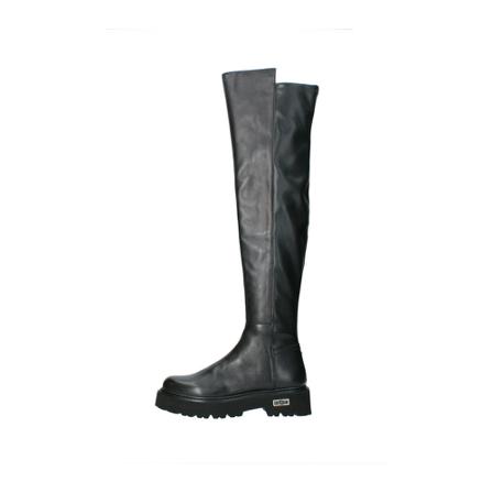 Cult, Over-knee Boots Zwart, Dames, Maat:35 EU