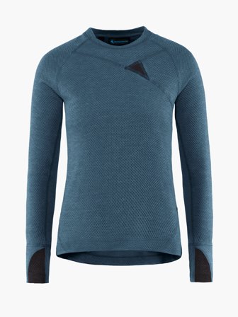 Klättermusen Huge Crew Women's - Monkshood Blue - L